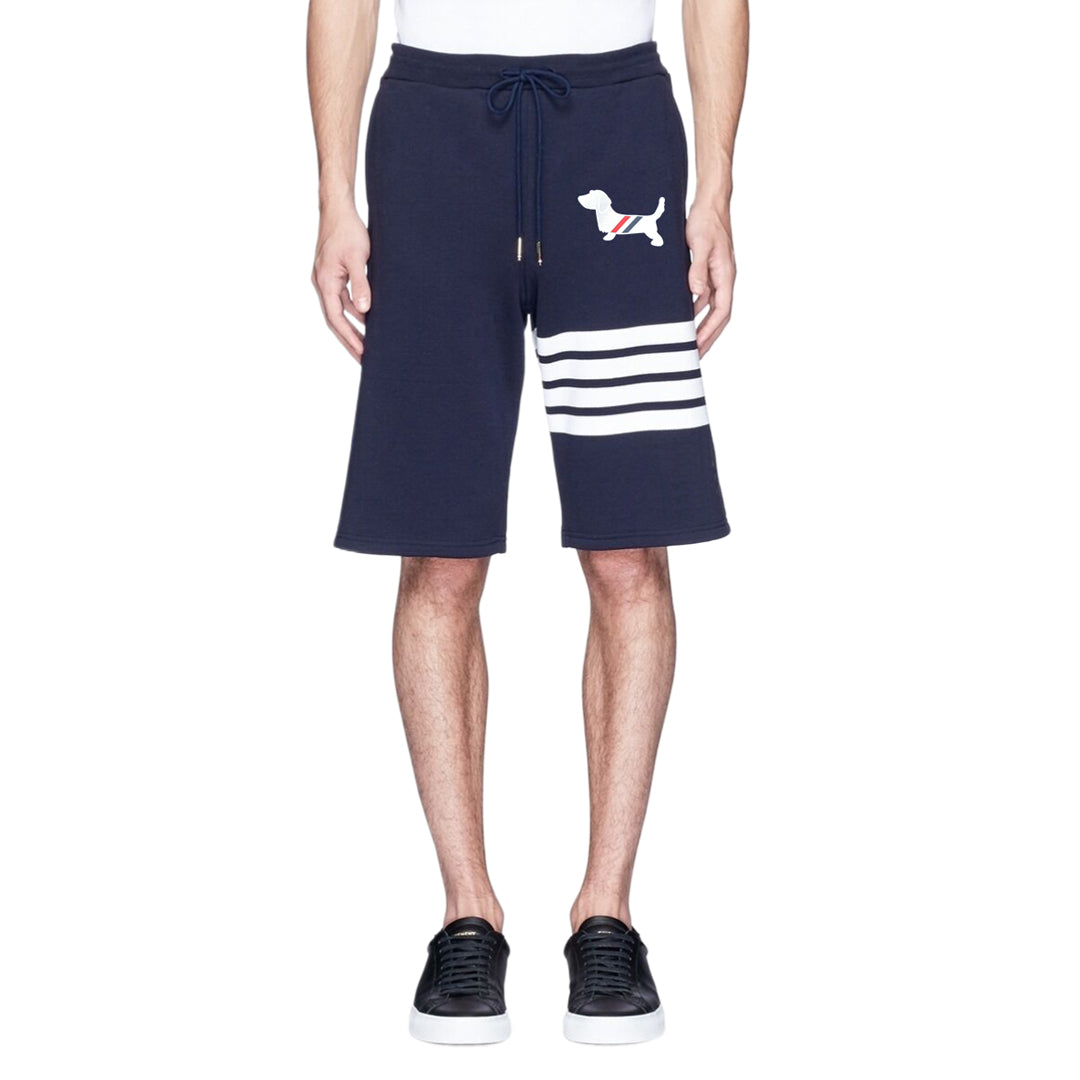 Thom BrowneMen's Sports Shorts - 100% Cotton Made in Japan with 4-Bar Detail