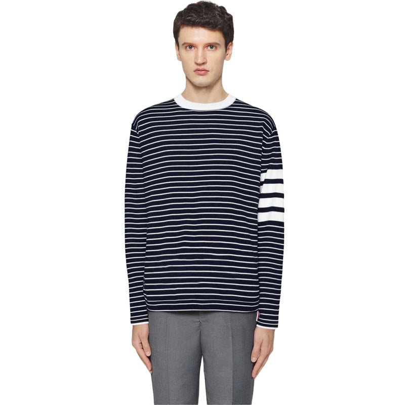 Thom BrowneClassic V-Neck Knitted Cardigan Sweater