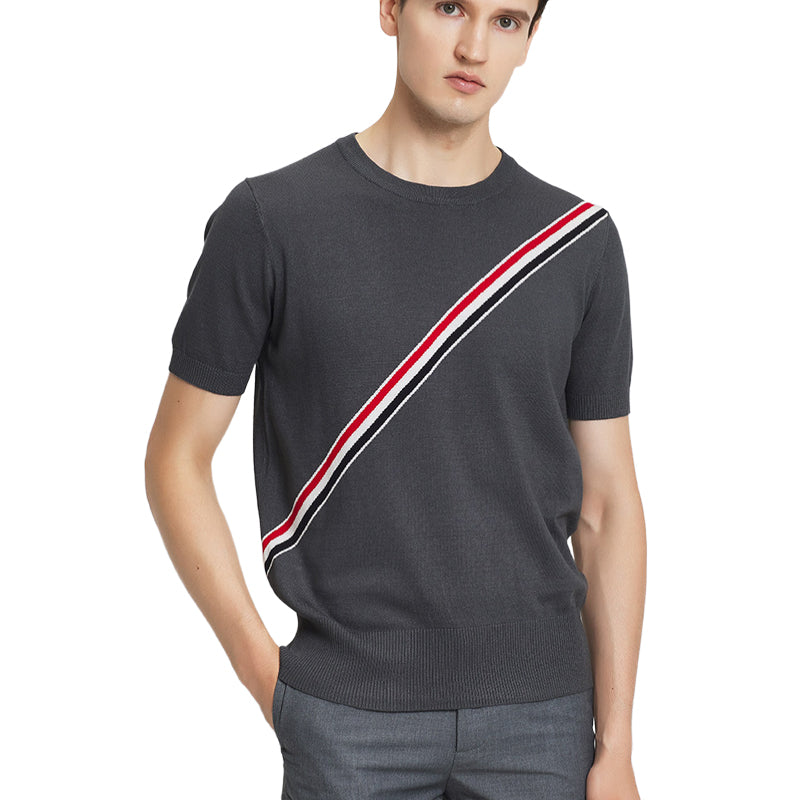 Striped Knit T-shirt