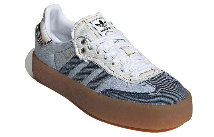 Womens adidas x ATMOS Sambae Stacked Denim II0001 - Image 3