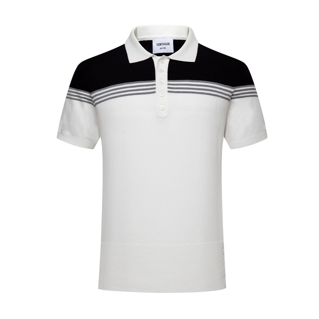 Thom BrowneGrey POLO Shirt