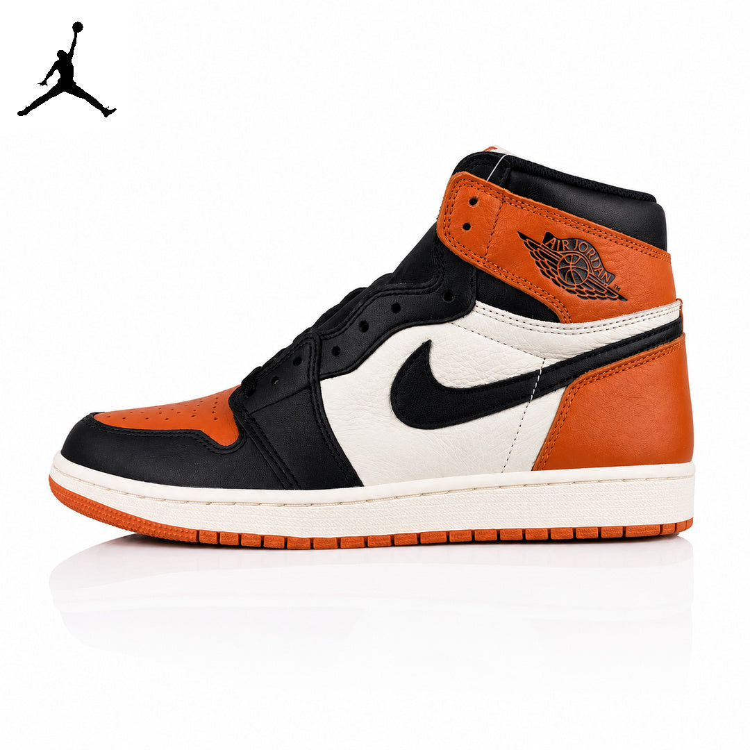 Air Jordan 1 High Black Shattered Backboard 555088-005