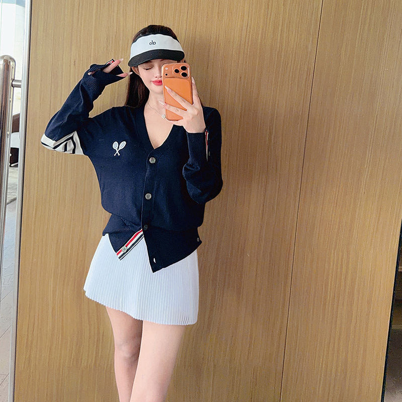 Thom Browne New Knitted Cardigan