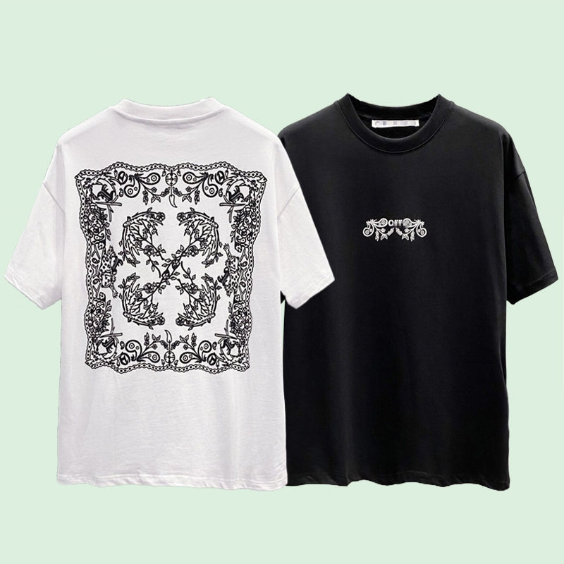 OFF-WHITEArrow Logo Cotton T-Shirt - Monochrome Edition
