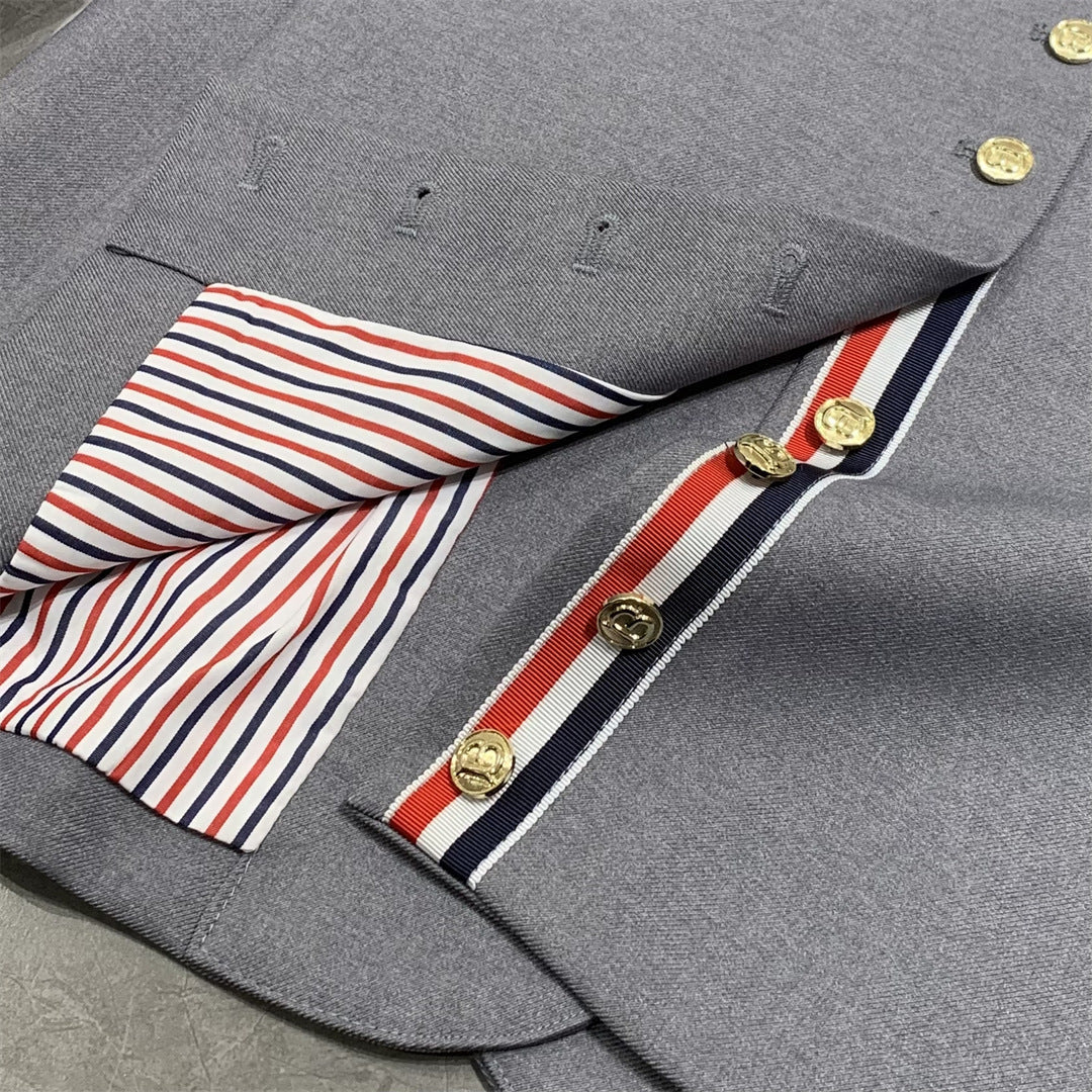 Women's Cotton Suit - Metal Button Front | Japanese Made
