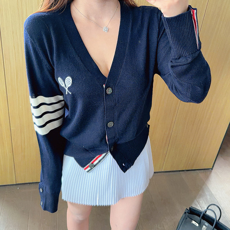 Thom Browne New Knitted Cardigan