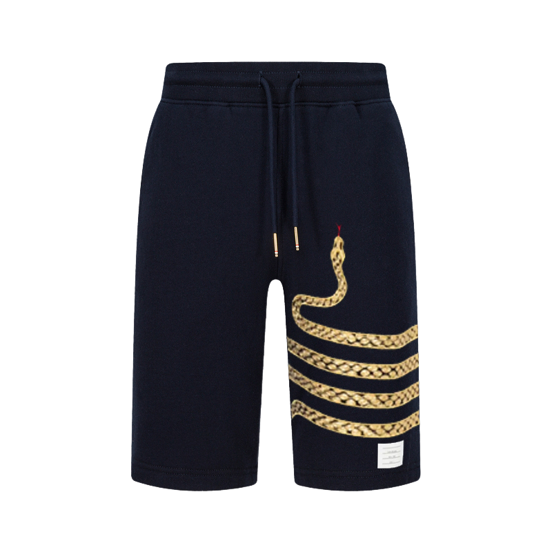 Thom BrowneMen's Casual Shorts - 100% Cotton Made in Japan with 4-Bar Detail