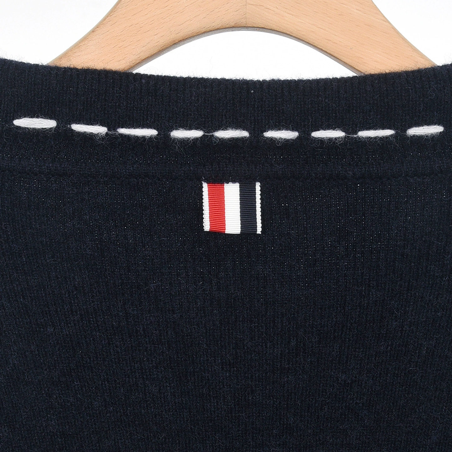 Thom BrowneClassic V-Neck Knitted Cardigan Sweater