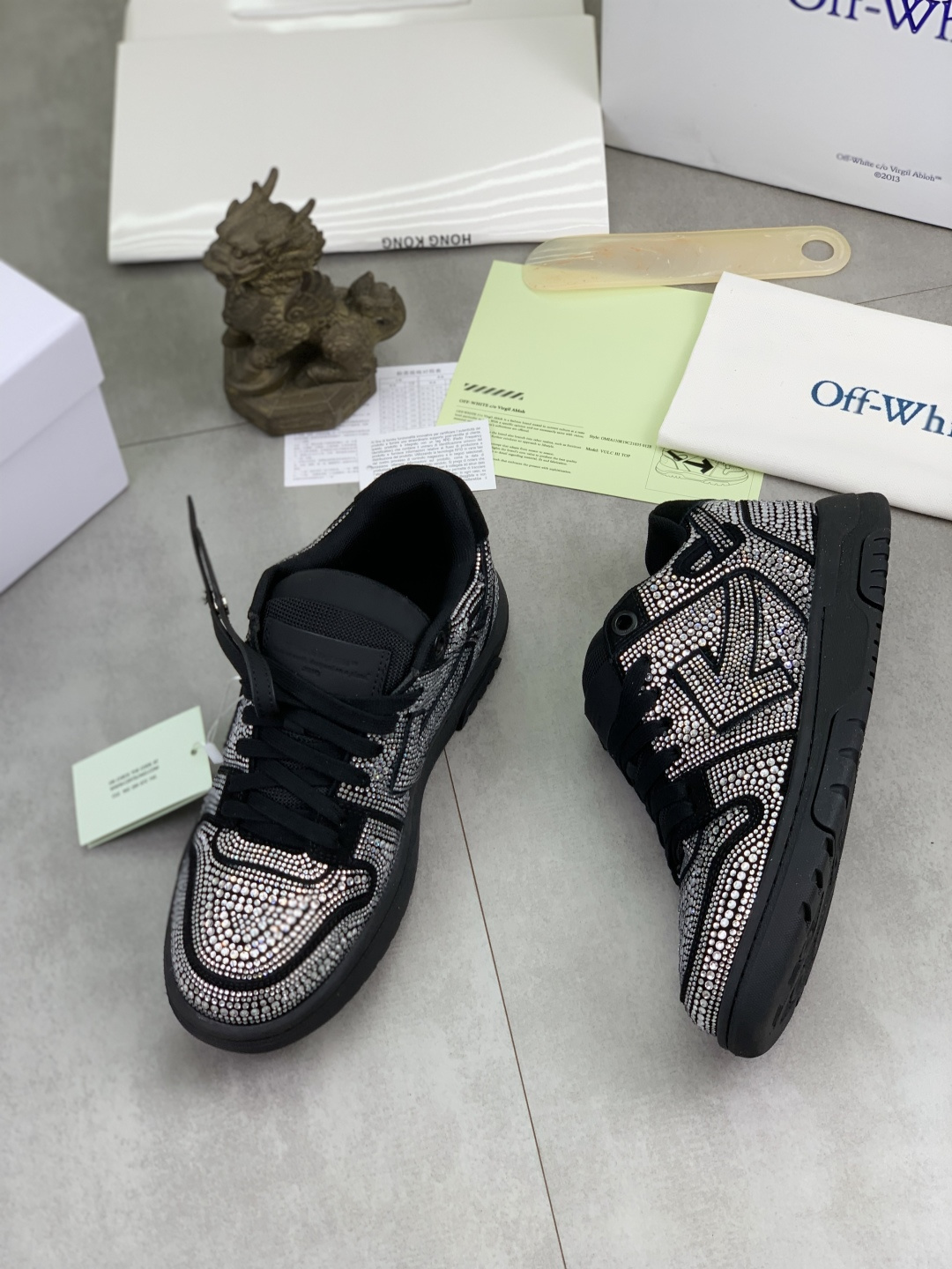 OFF-WHITE Classic Rhinestone Casual Shoes
