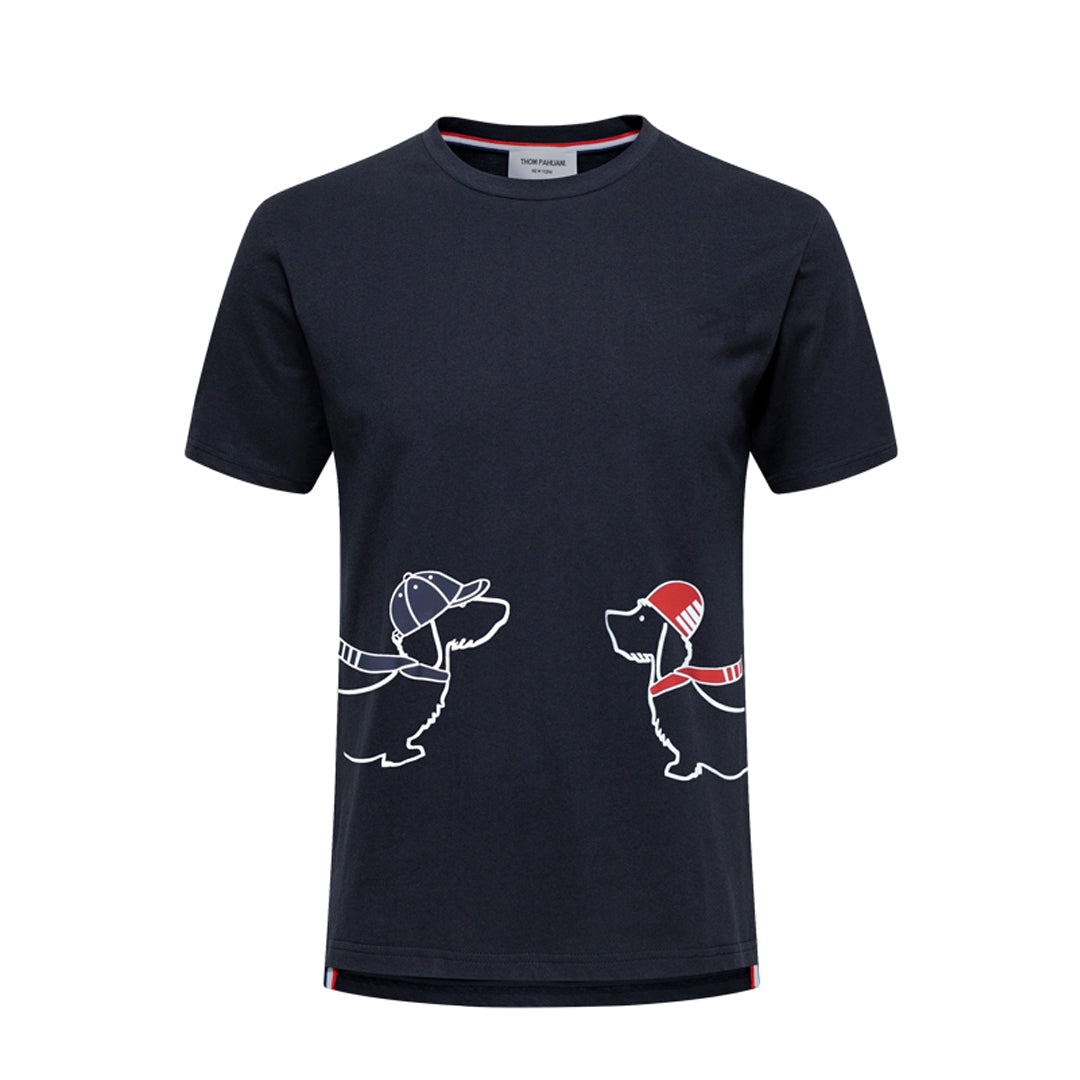 Thom BrownePuppy Embroidery T-shirt