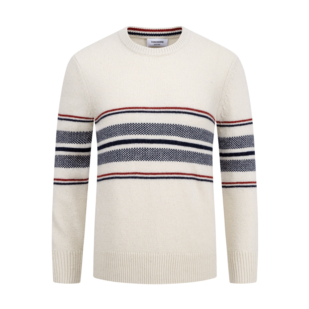 Thom BrowneMerino Wool Crew Neck Sweater
