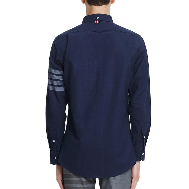 Thom BrowneClassic 4-Bar Oxford Elastic Shirt