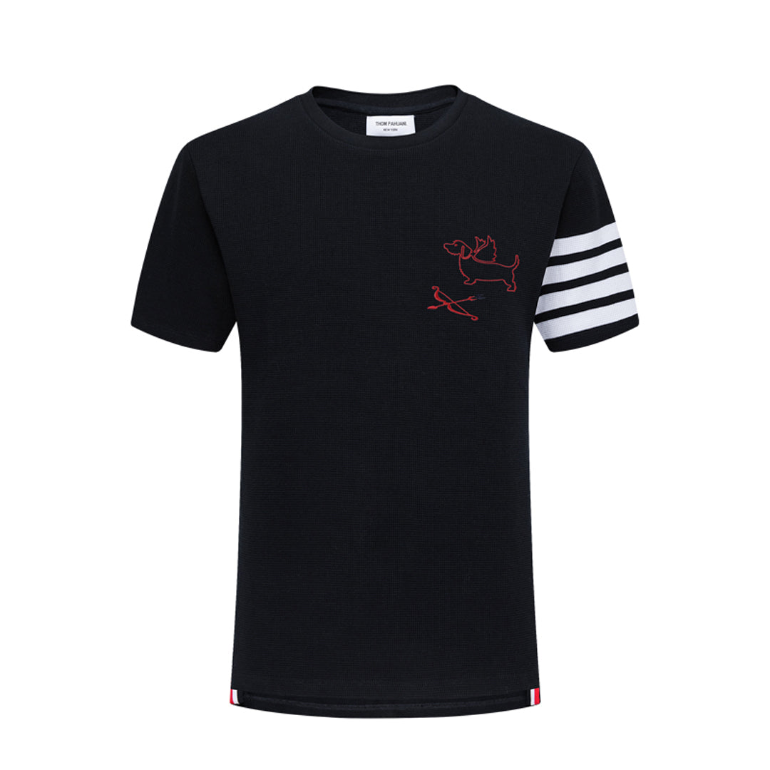 Thom BrownePuppy Embroidery T-Shirt - Premium Cotton Tee
