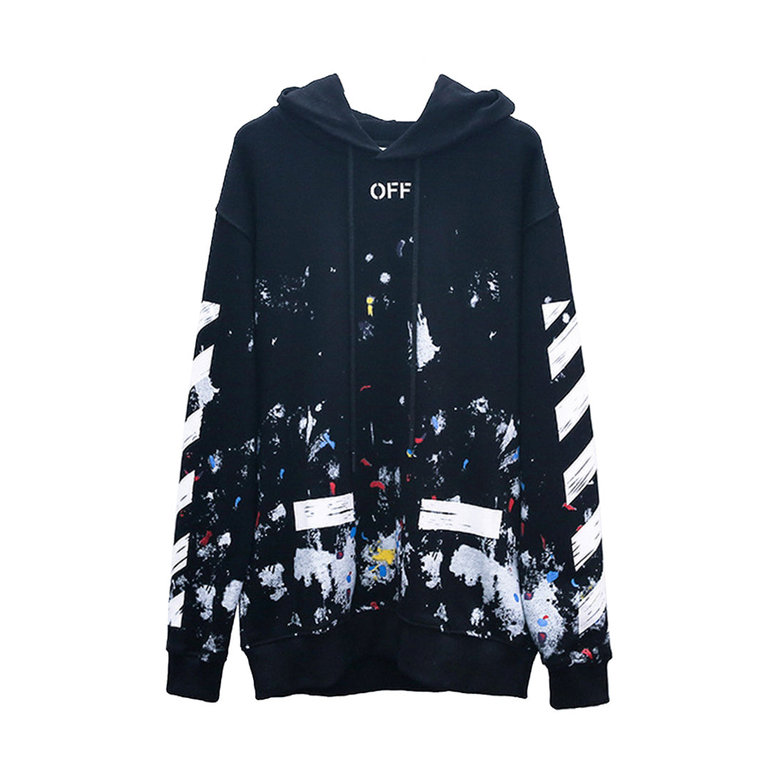 OFF-WHITELogo Print Oversized Hoodie – 100% Cotton