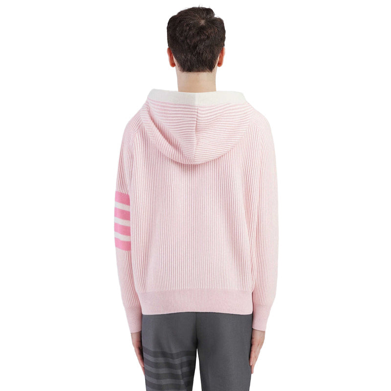 Thom BrowneClassic V-Neck Knitted Cardigan Sweater