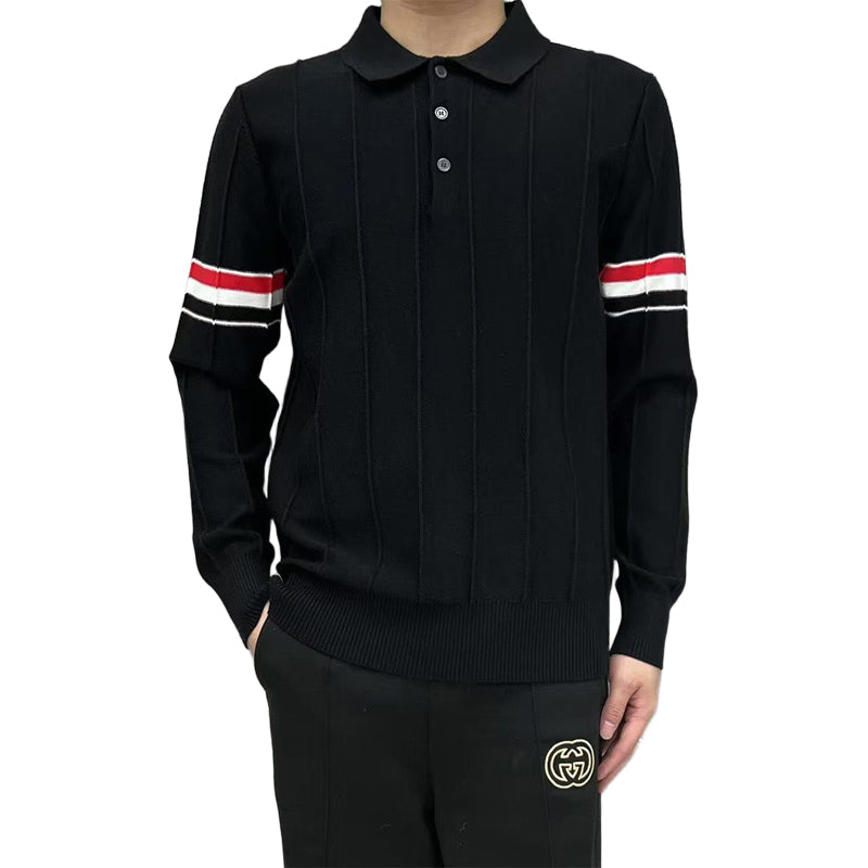 Thom BrowneClassic V-Neck Knitted Cardigan Sweater