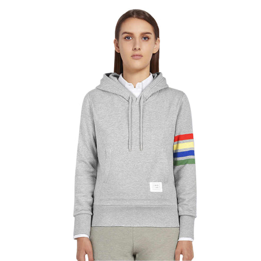 Thom BrowneClassic Couple Hoodie - Unisex Zip-Up Sweatshirt