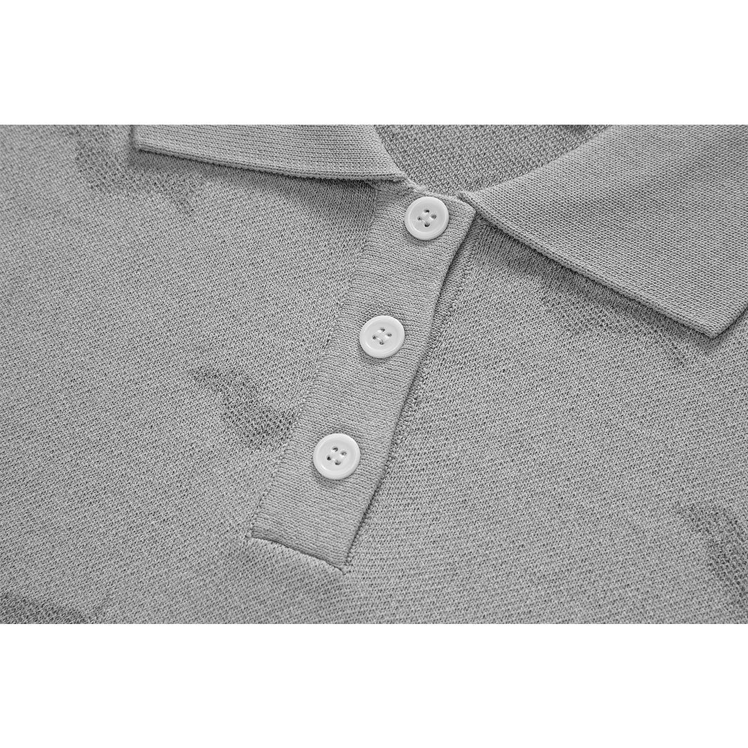 Thom BrowneWomen's Puppy Embroidered Polo Shirt - Premium Cotton