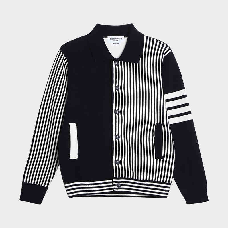 Thom BrownePremium 4-Bar Wool Blend Cardigan - 80% Virgin Wool