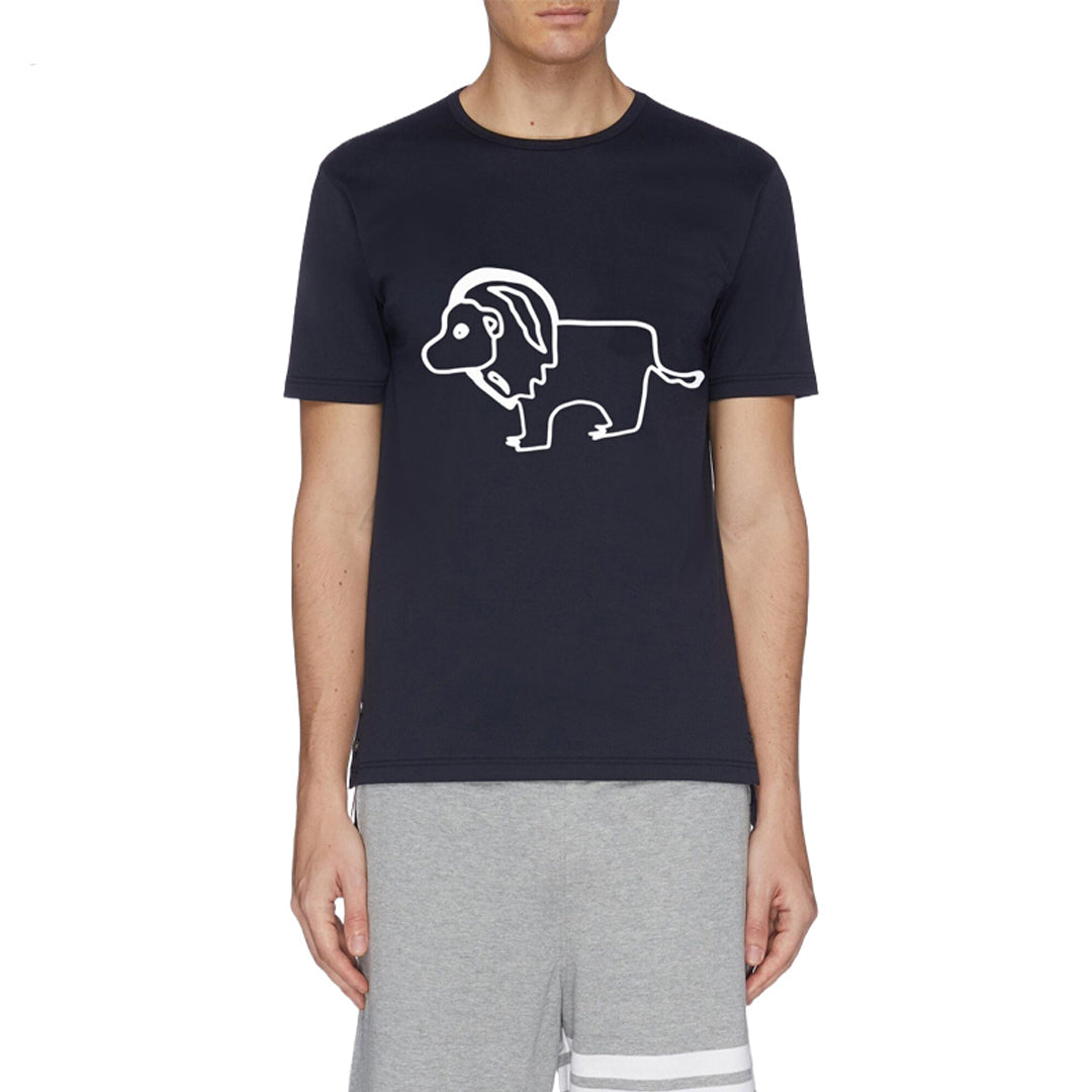Thom BrowneLion print T-shirt
