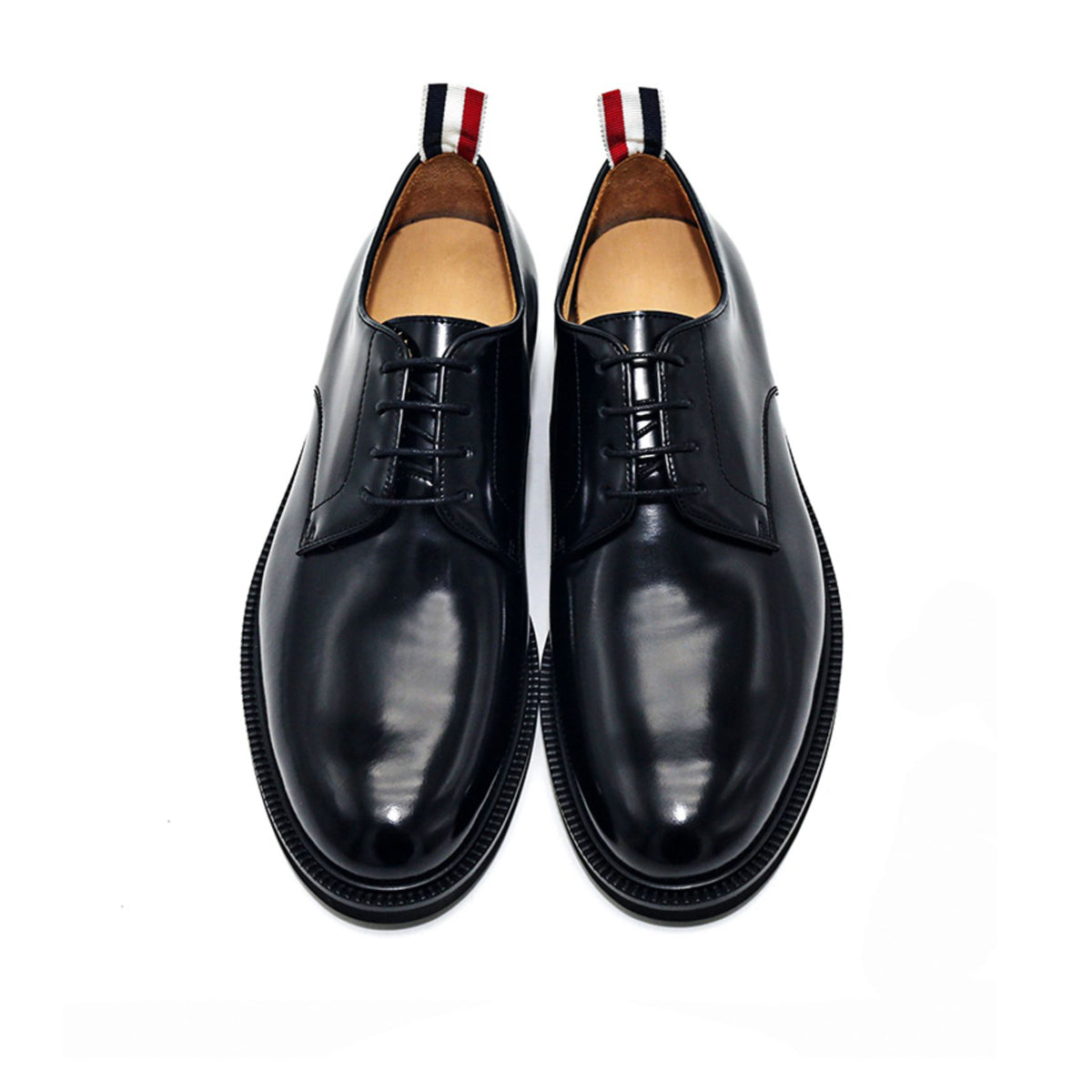 Thom BrowneMen's Premium Business Leather Shoes with Grosgrain Buckle - Refined Elegance