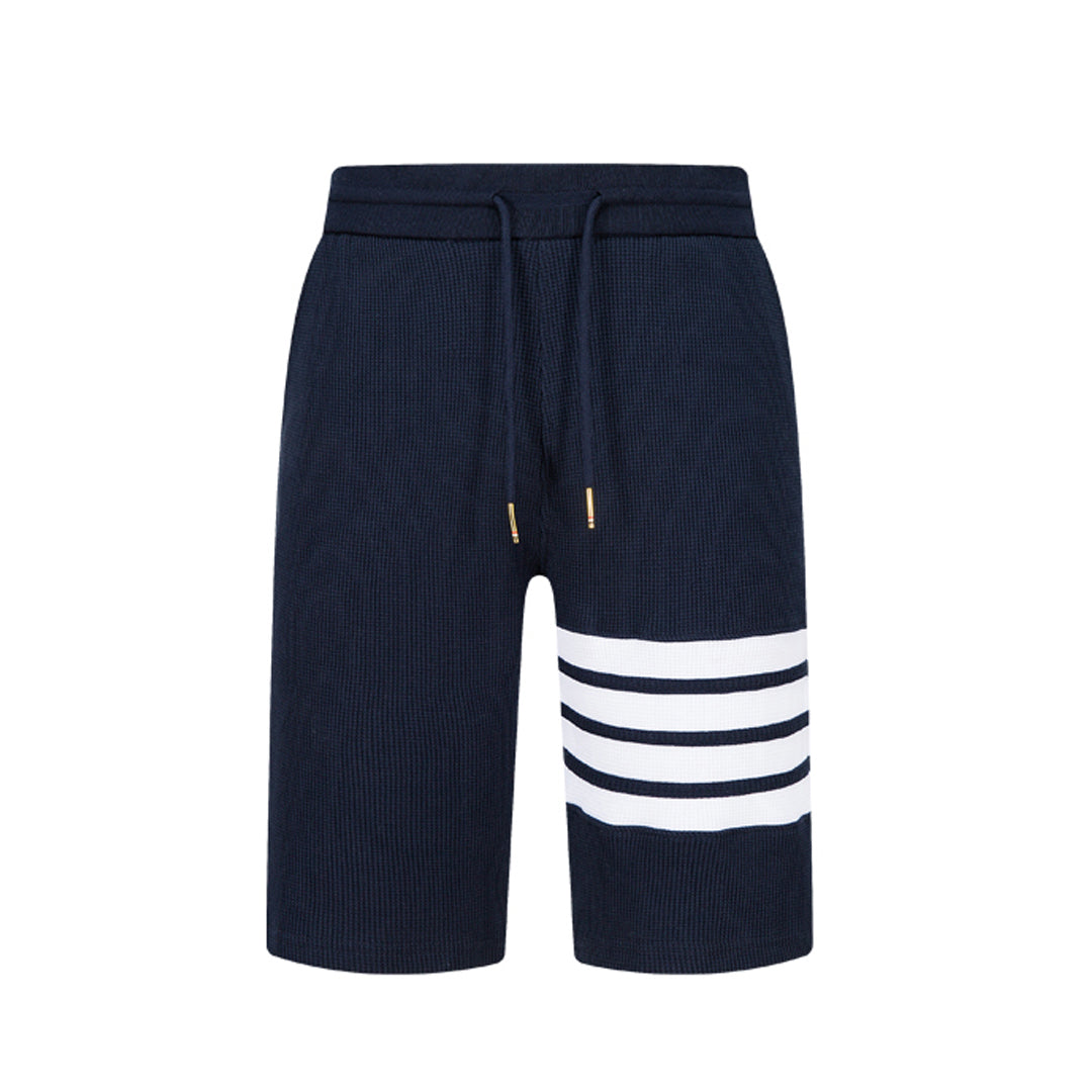 Thom BrowneMen's Sports Shorts - 100% Cotton Made in Japan with 4-Bar Detail