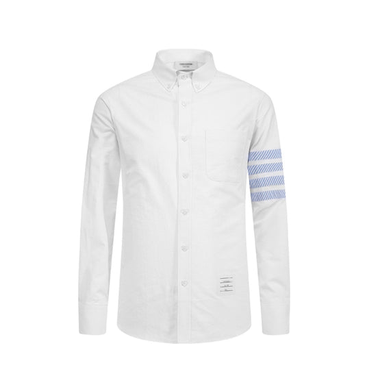 Men's Casual Oxford Shirt - 100% Cotton Button-Front Shirt