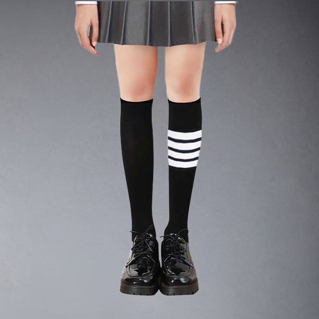 Thom BrownePremium Four-Stripe Socks - 2-Pair Multi-Pack in Classic Colors
