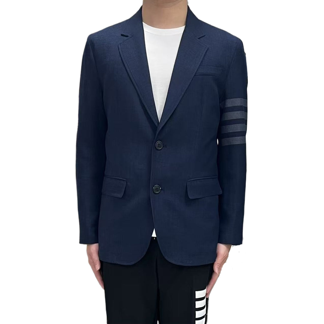 Men's 4-Bar Suit Jacket with Signature Grosgrain Detail