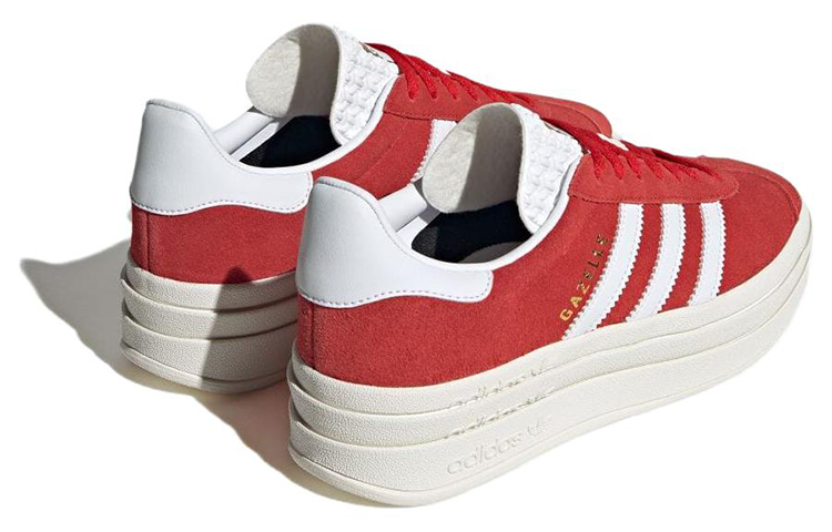 Womens adidas Gazelle Bold Red ID6990 - Image 4
