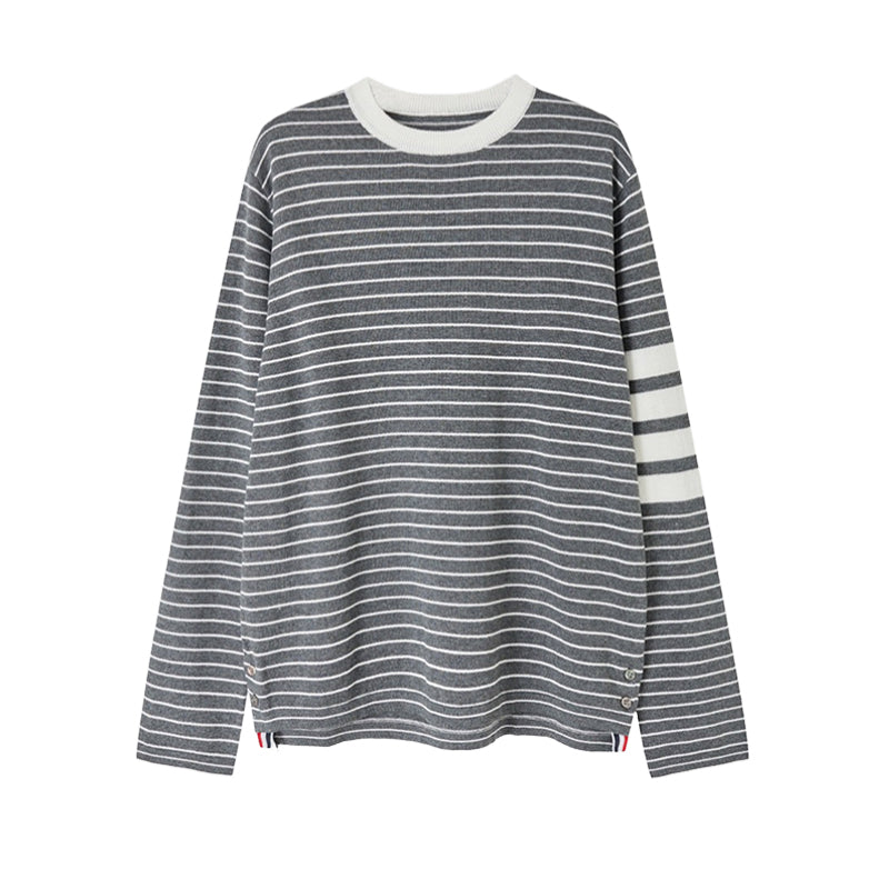 Thom BrowneClassic V-Neck Knitted Cardigan Sweater