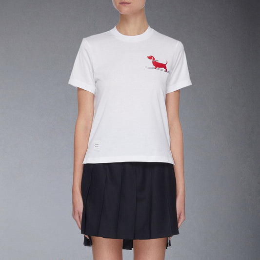 Ski Dog Print T-shirt