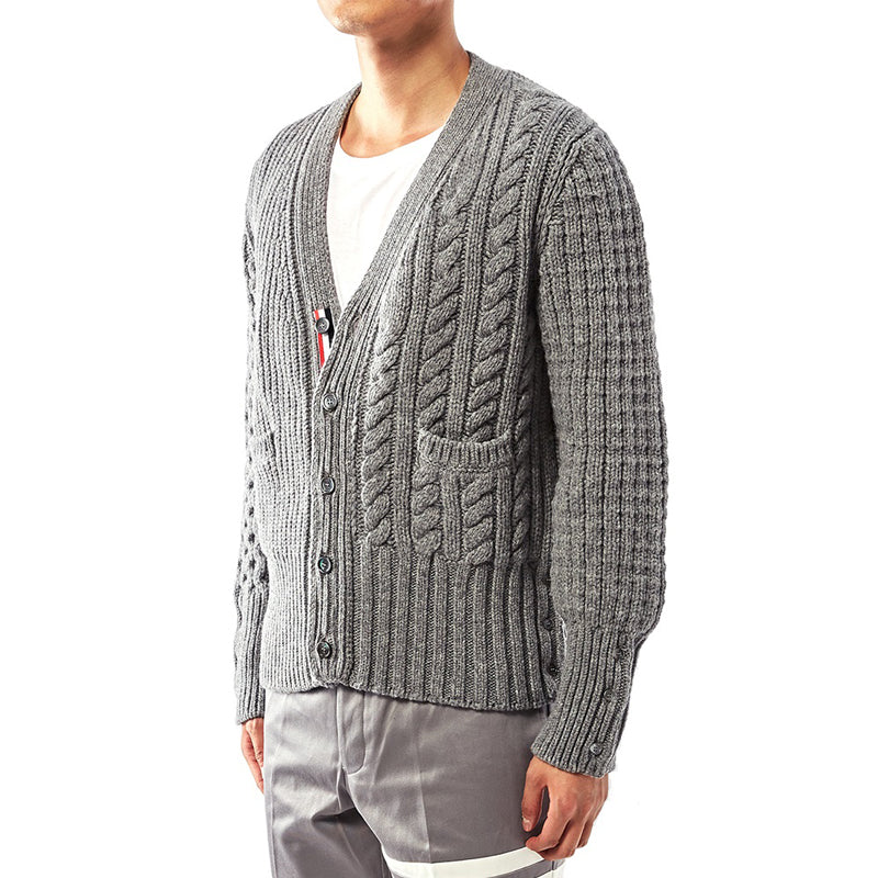 Thom BrowneMen's Classic Zip-Up Jacket with Signature Grosgrain Detail