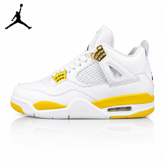 Air Jordan 4 Platinum/Yellow AQ9129-101