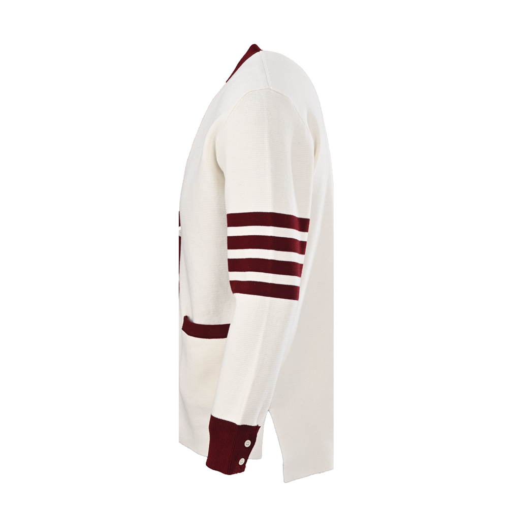 Thom BrowneClassic V-Neck Knitted Cardigan Sweater