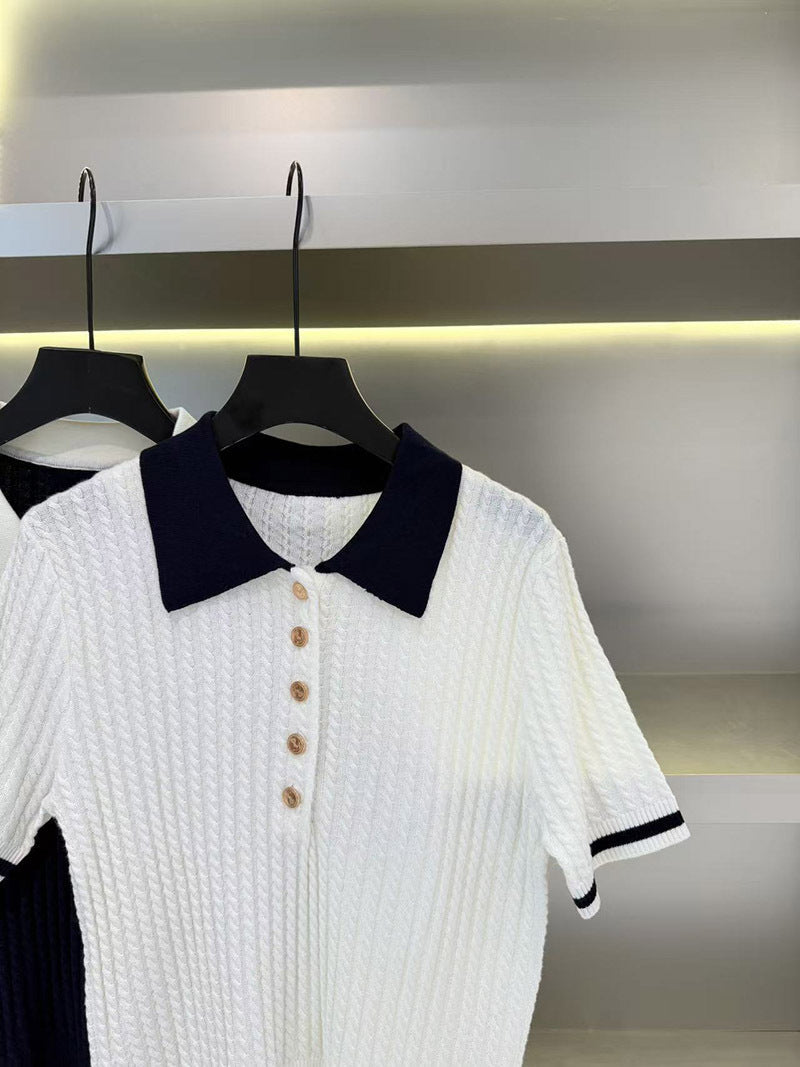 Thom Browne New Knitted T-Shirt
