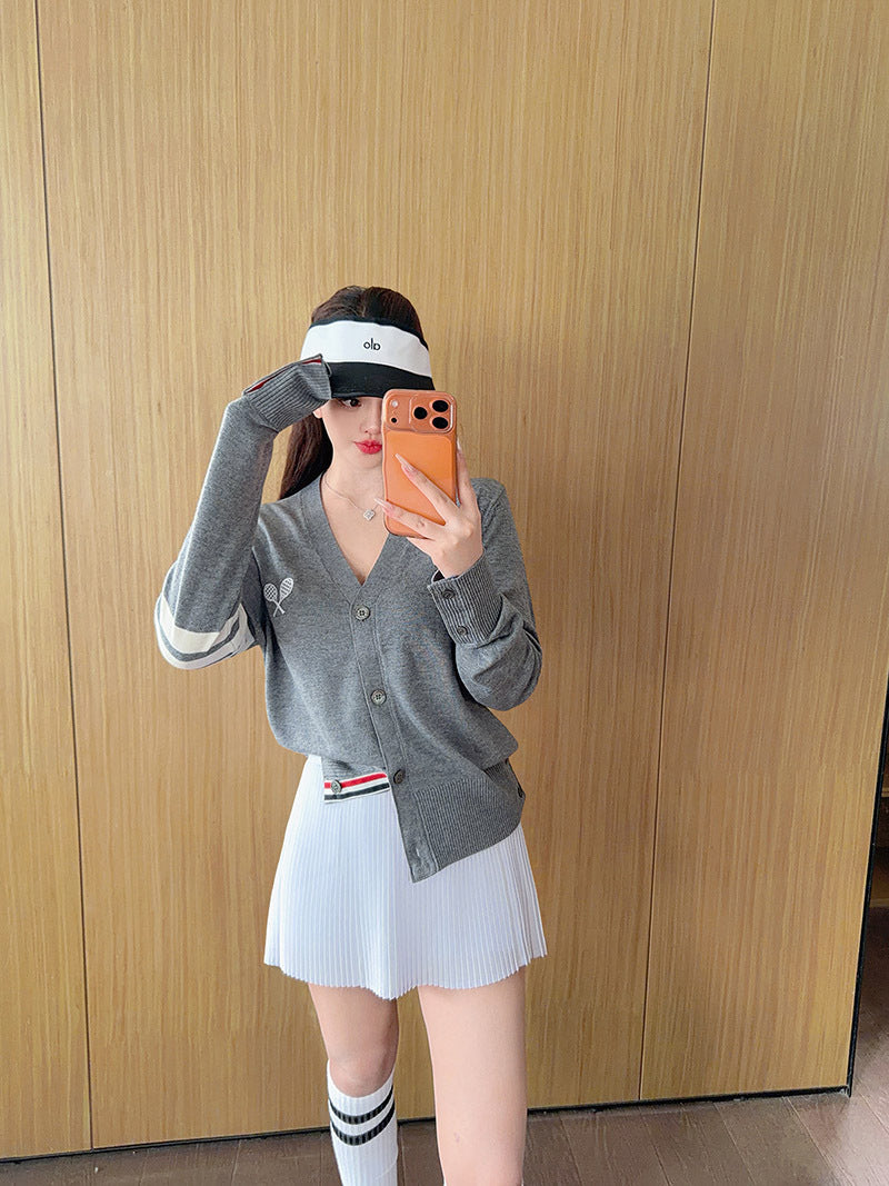 Thom Browne New Knitted Cardigan