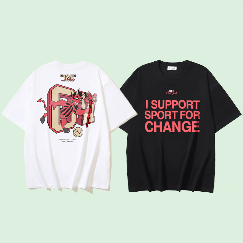 OFF-WHITEArrow Sign T-Shirt - Contemporary Streetwear