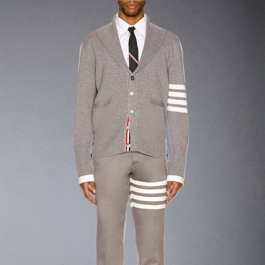 Thick knitted jacket