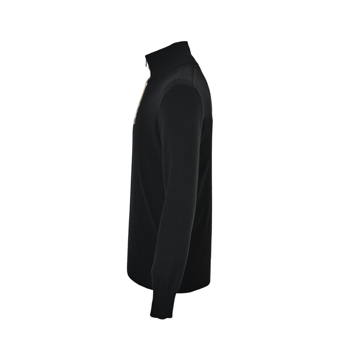Burberry Half-zip wool knit sweater