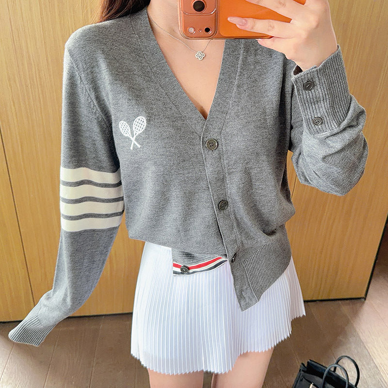 Thom Browne New Knitted Cardigan
