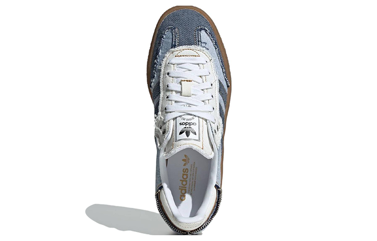 Womens adidas x ATMOS Sambae Stacked Denim II0001 - Image 5