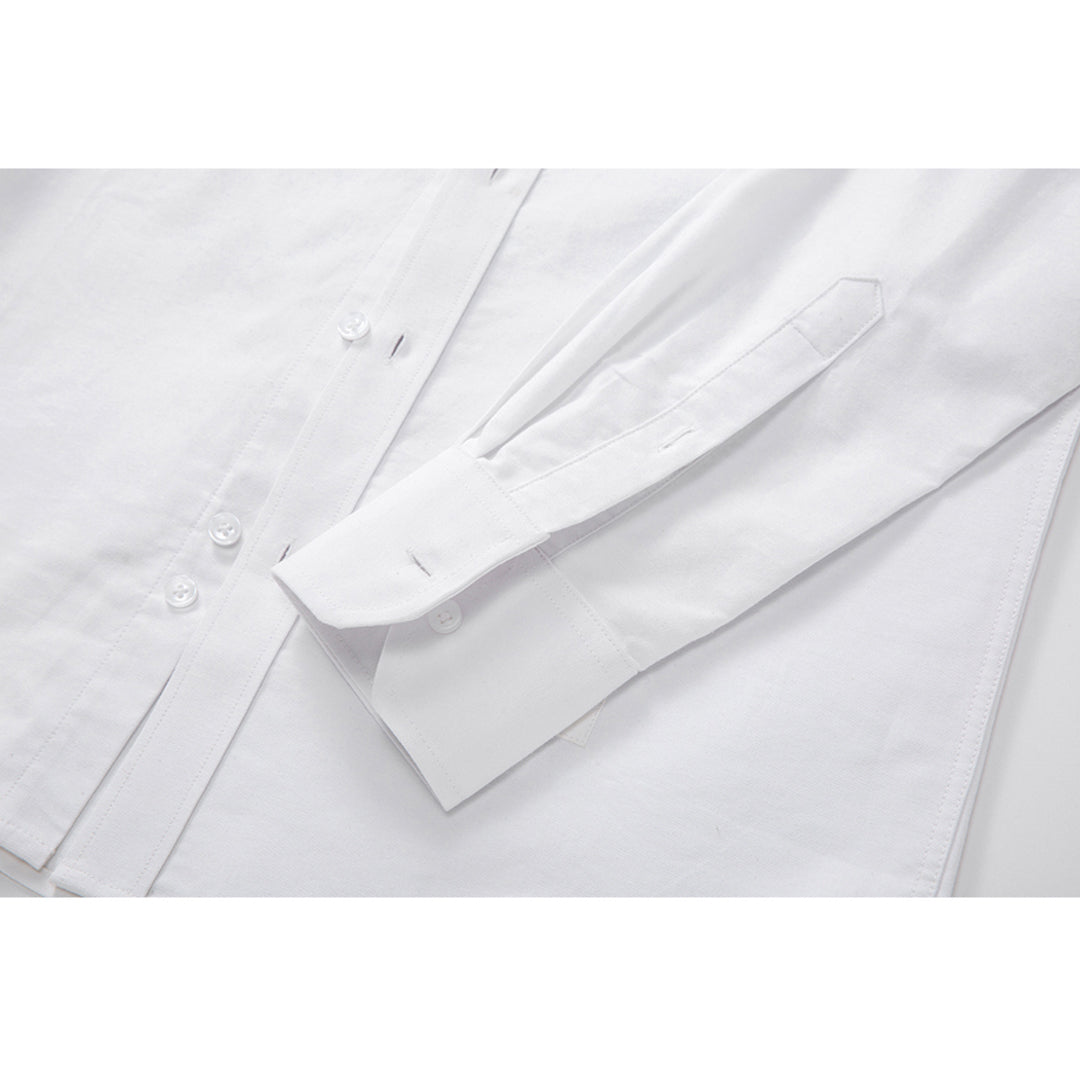 Men's Casual Oxford Shirt - 100% Cotton Button-Front Shirt