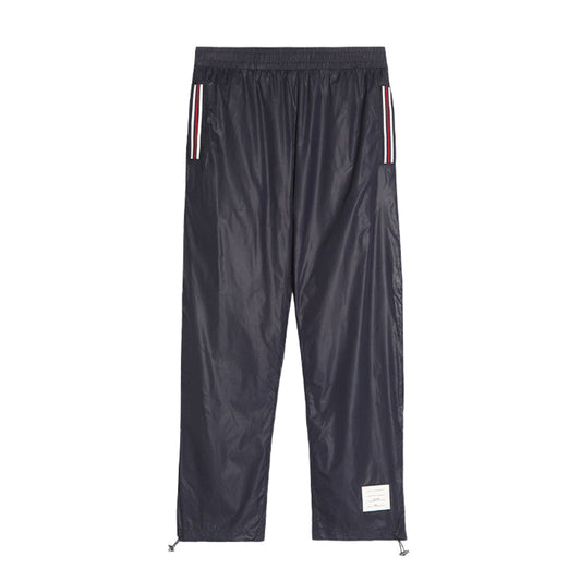 Thom BrowneMen's Quick-Drying Casual Pants - 100% Polyester with Adjustable Backstrap