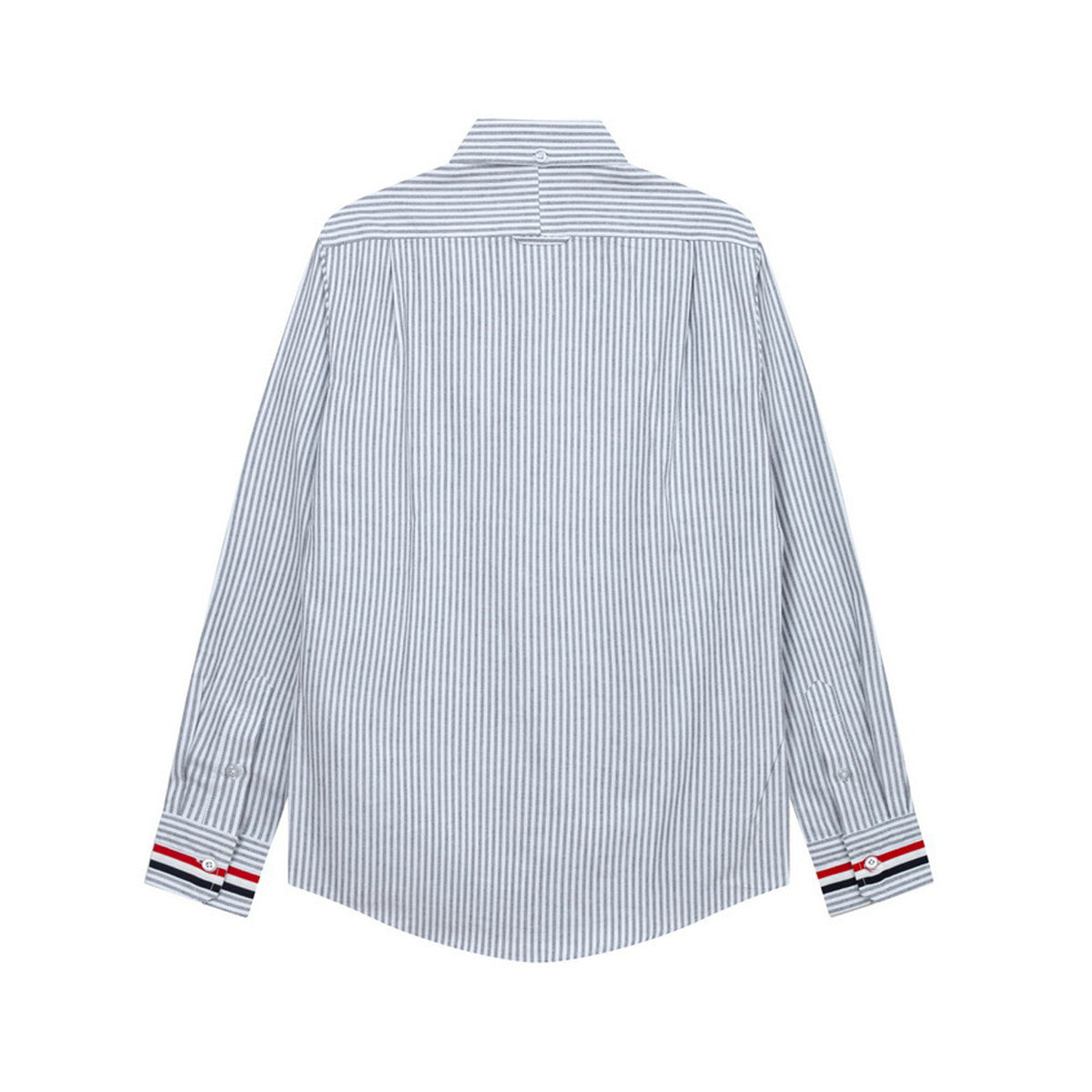 Thom BrownePremium 4-Bar Embroidered Oxford Elastic Shirt