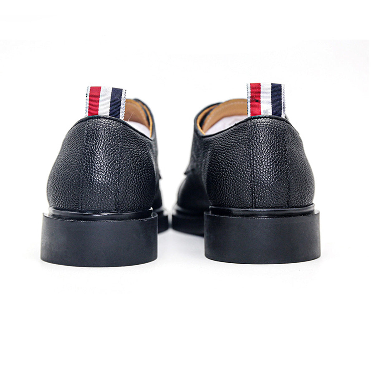Thom BrowneMen's Premium Business Leather Shoes with Grosgrain Buckle - Classic Professionalism