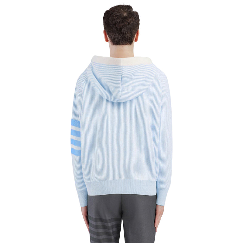 Thom BrowneClassic V-Neck Knitted Cardigan Sweater