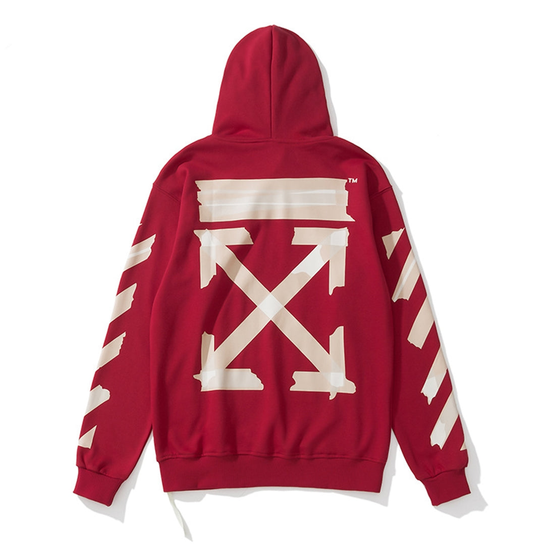 OFF-WHITELogo Print Oversized Hoodie – 100% Cotton