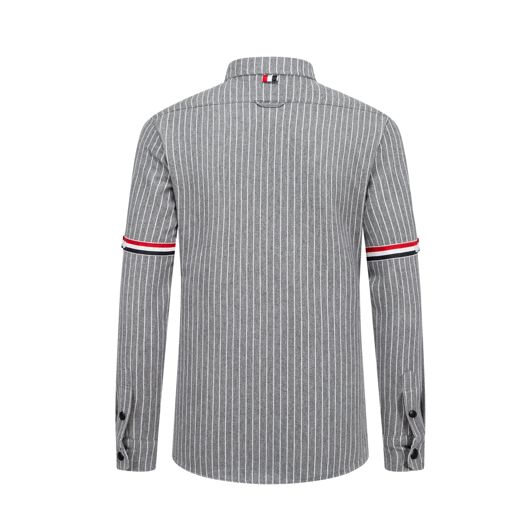 Thom BrownePremium 4-Bar Oxford Elastic Thick Shirt