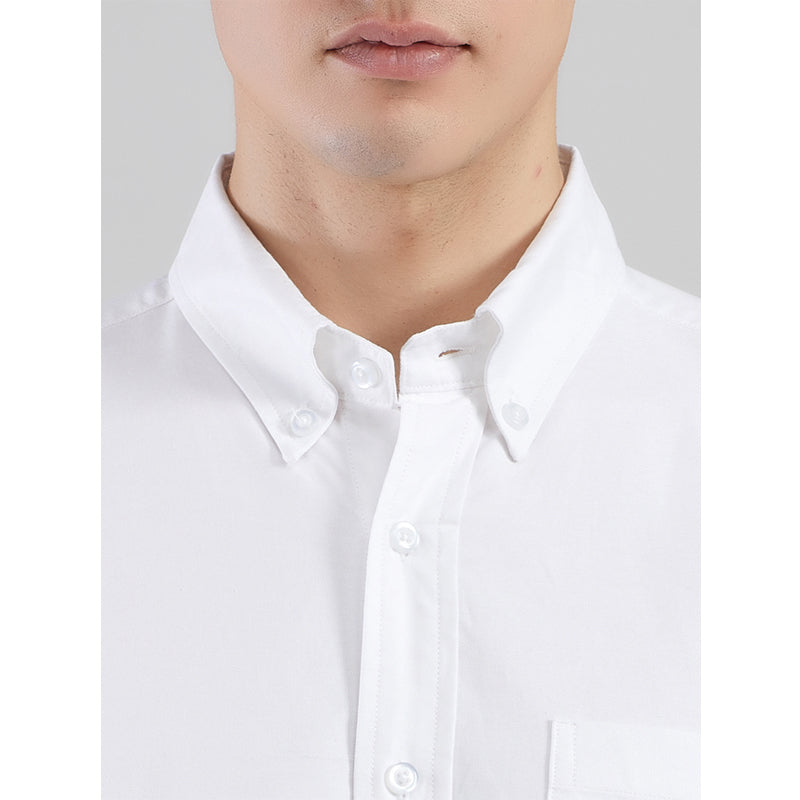 Thom BrowneCasual 4-Bar Rainbow Oxford Elastic Shirt